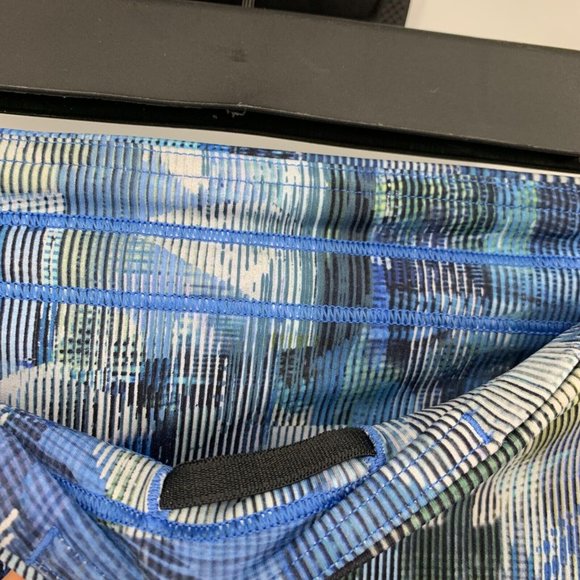 Lululemon Leggings On Pace Tight 7/8 Sun Dazed Multi Blue - Picture 16 of 16